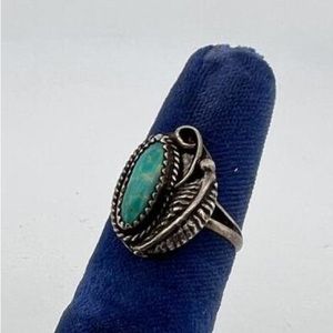 Navajo Sterling Silver Turquoise Ring